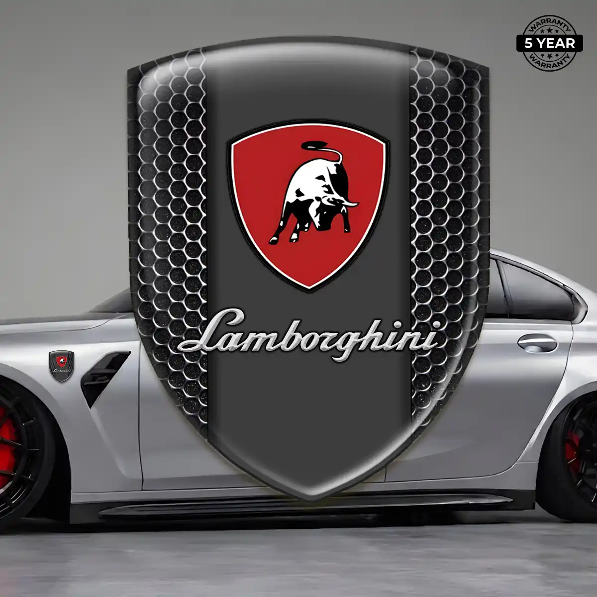 Lamborghini 3D Gel Sticker Refined Design