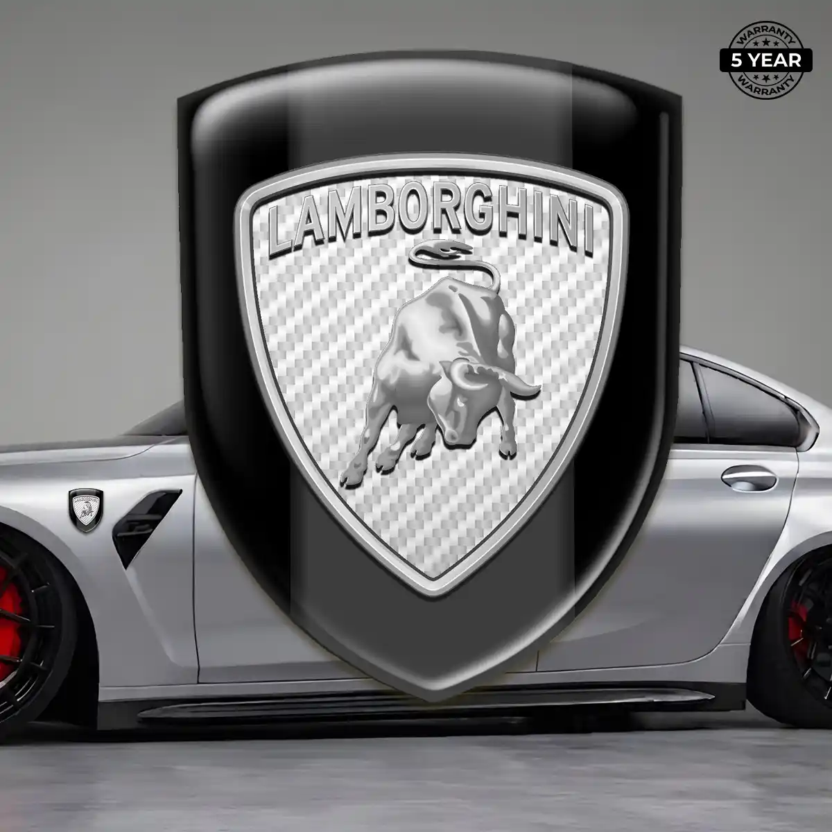 Lamborghini 3D Gel Sticker Sleek Style