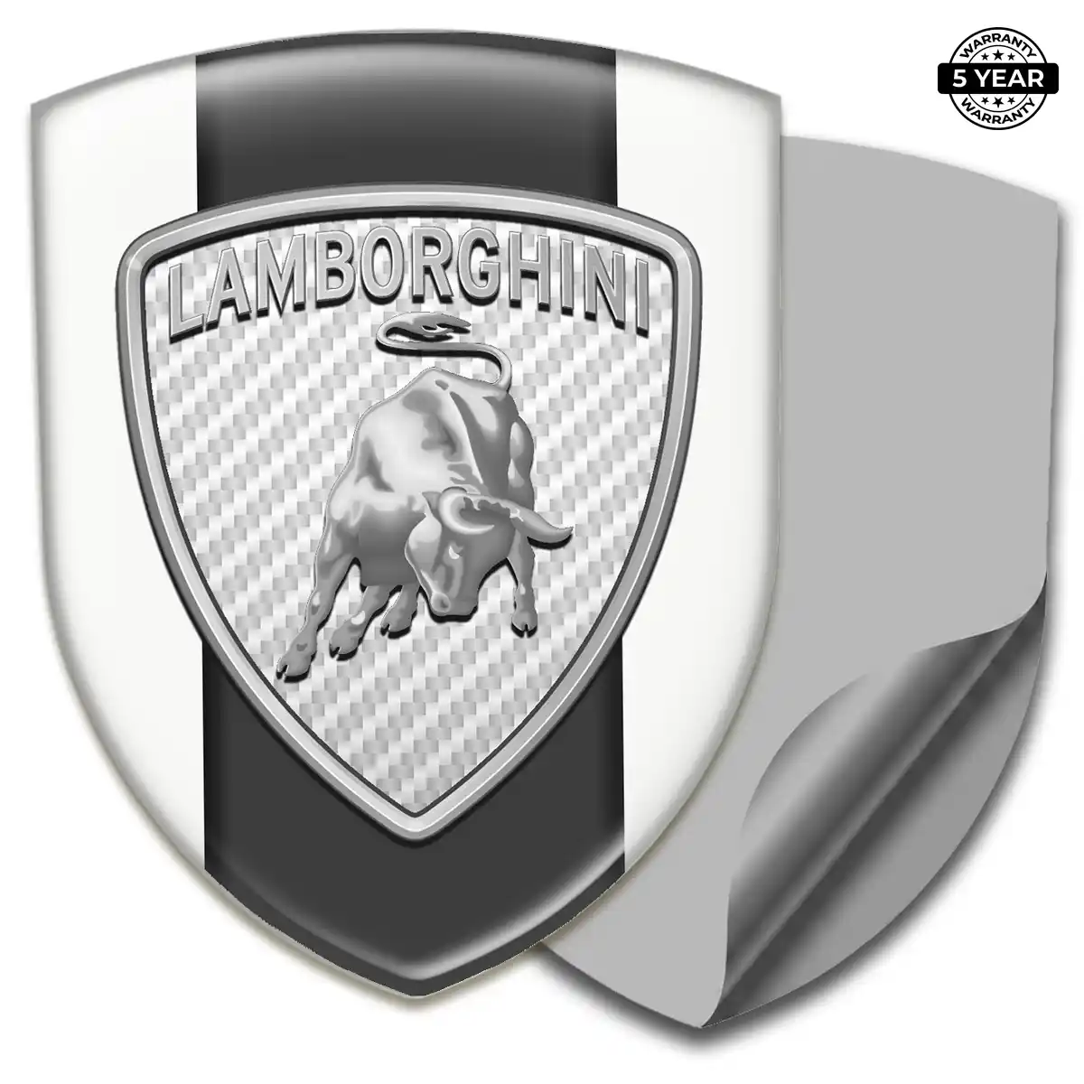 Lamborghini 3D Logo Sticker Elite Finish