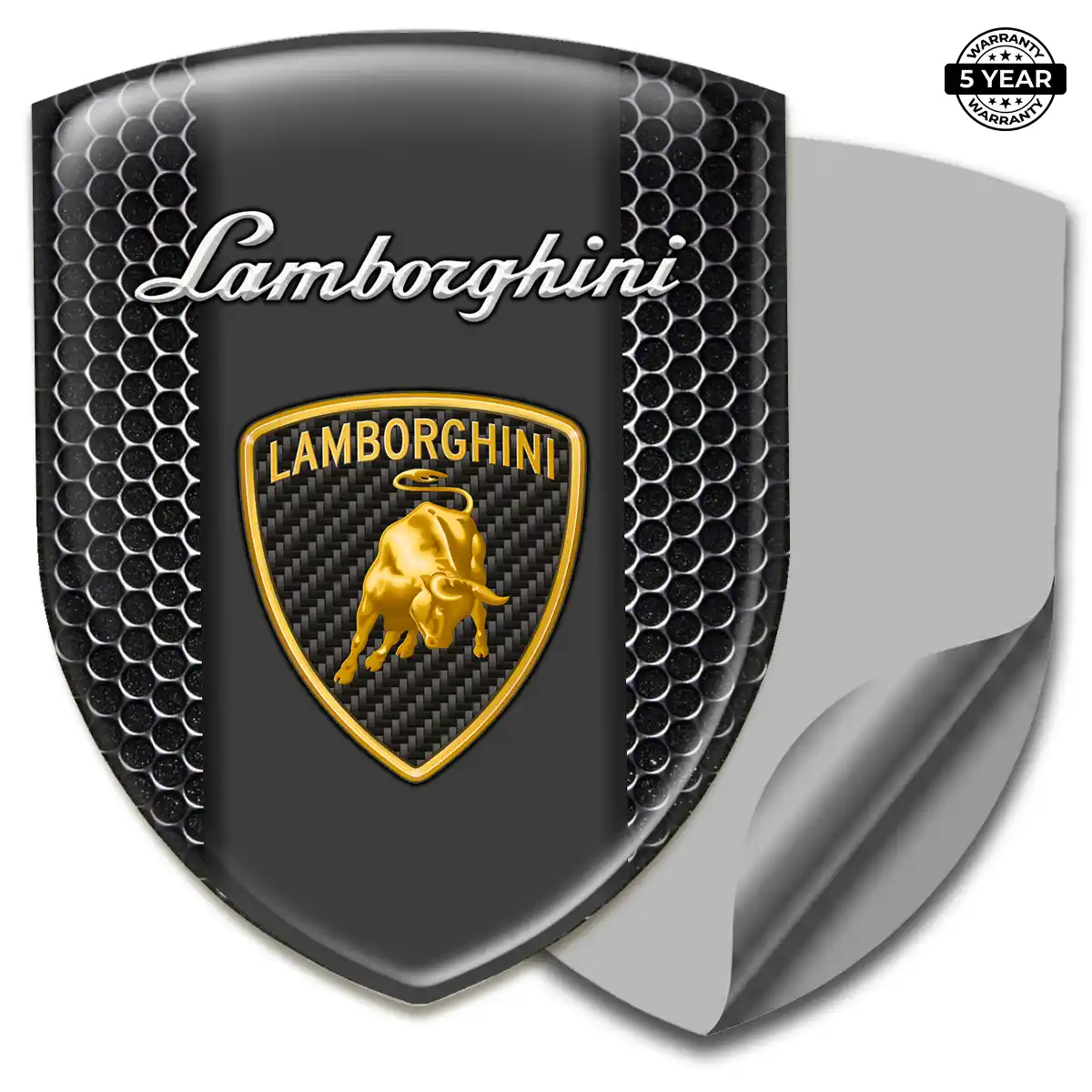 Lamborghini 3D Resin Sticker Elite Finish