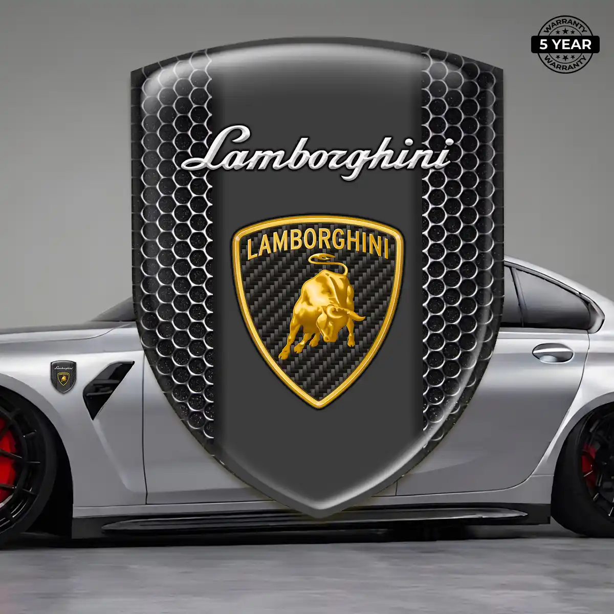 Lamborghini 3D Resin Sticker Elite Finish