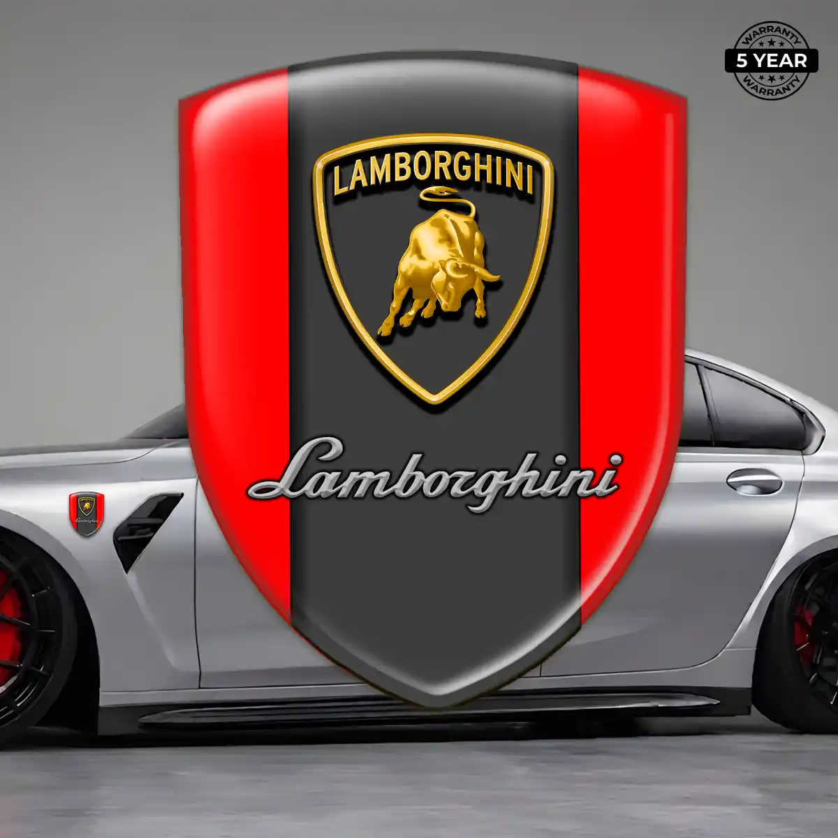 Lamborghini Automotive Emblem Sticker Elite Finish
