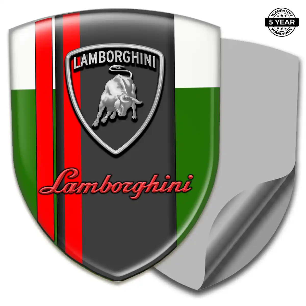 Lamborghini Automotive Logo Sticker Elite Finish