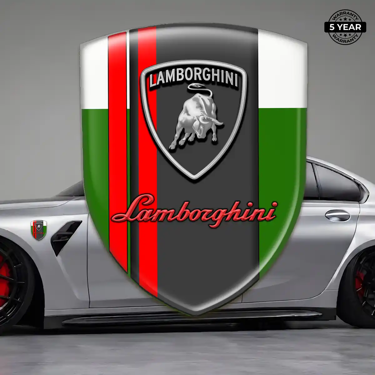 Lamborghini Automotive Logo Sticker Elite Finish