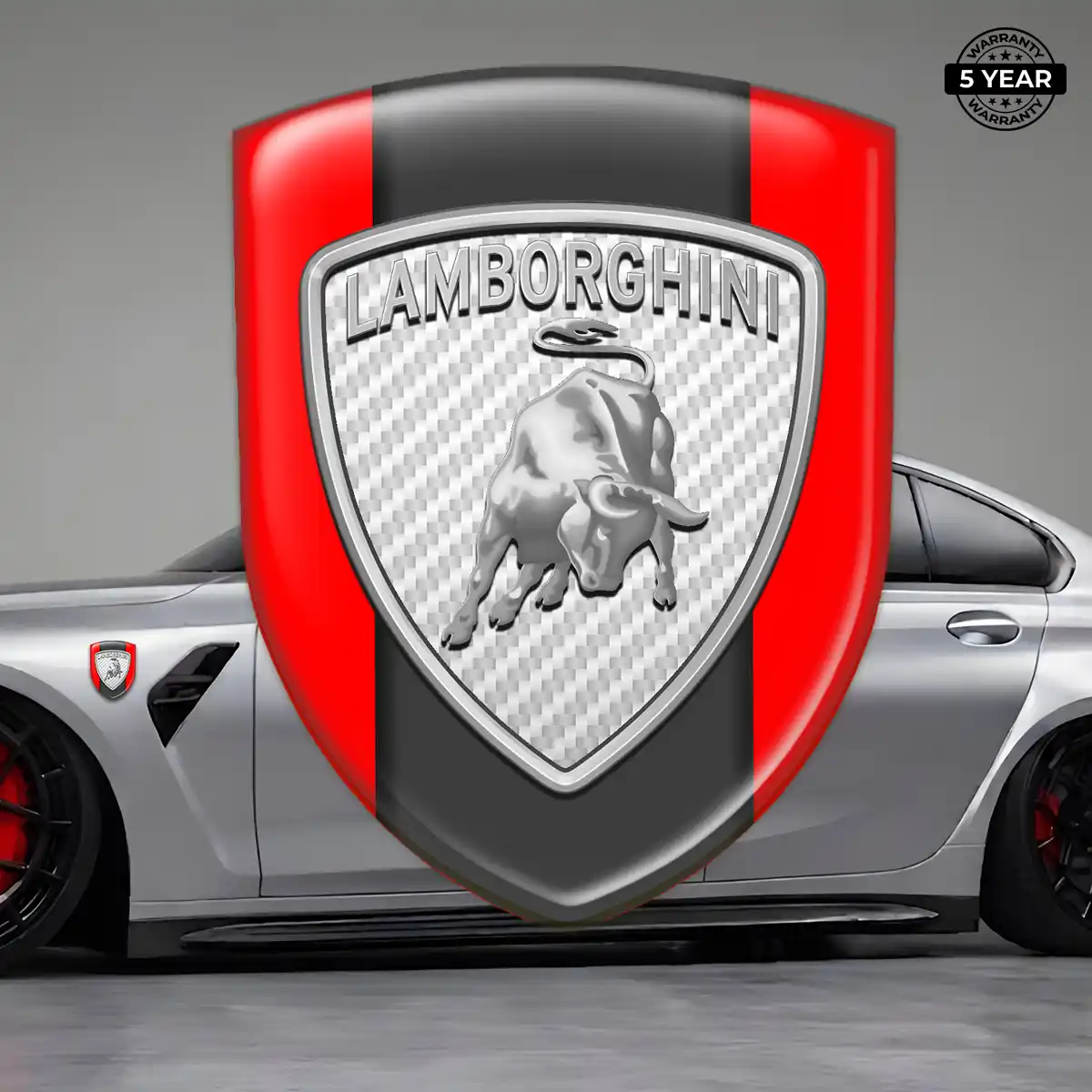 Lamborghini Automotive Resin Decal Elite Finish
