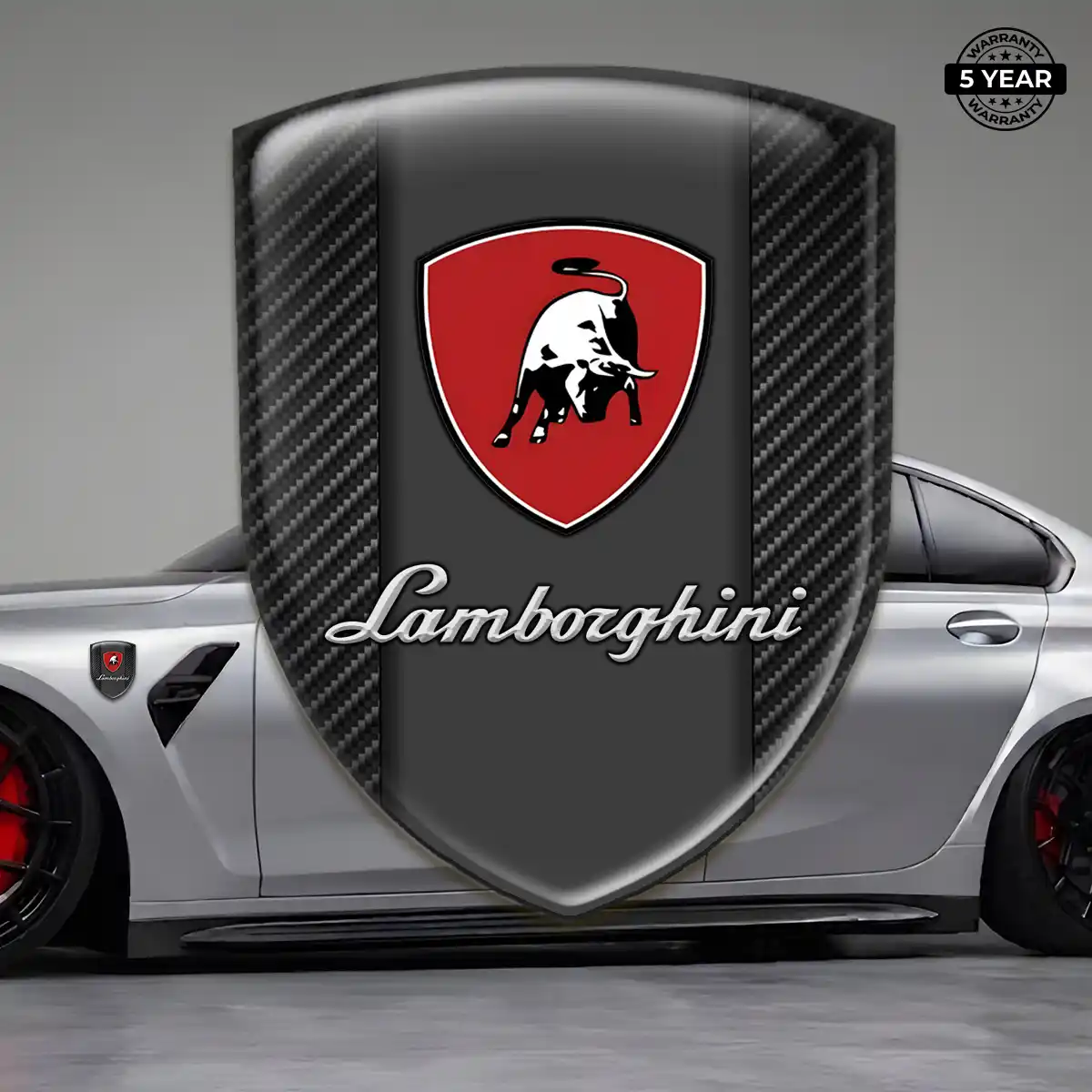 Lamborghini Automotive Resin Decal Refined Design