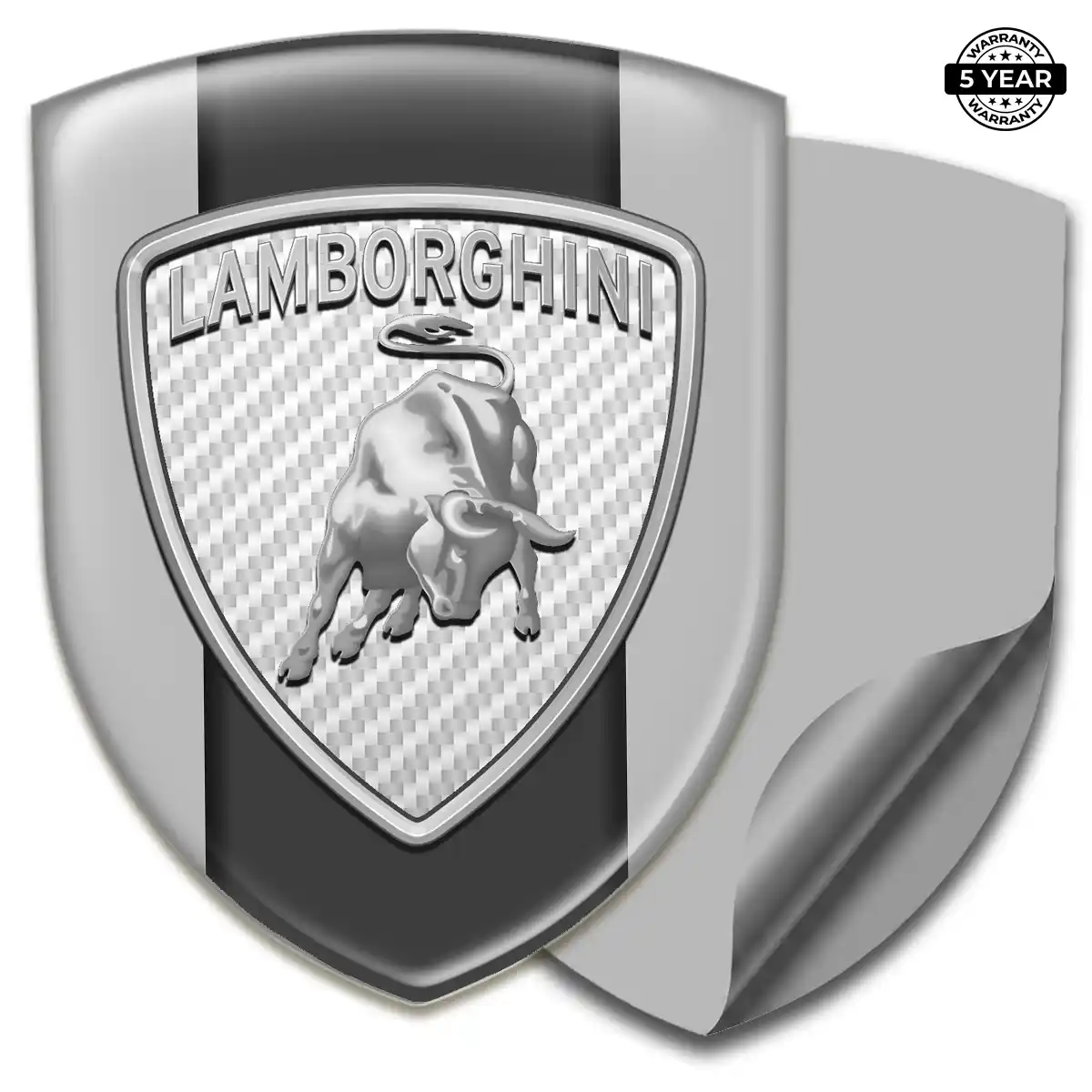 Lamborghini Automotive Resin Decal Sleek Style
