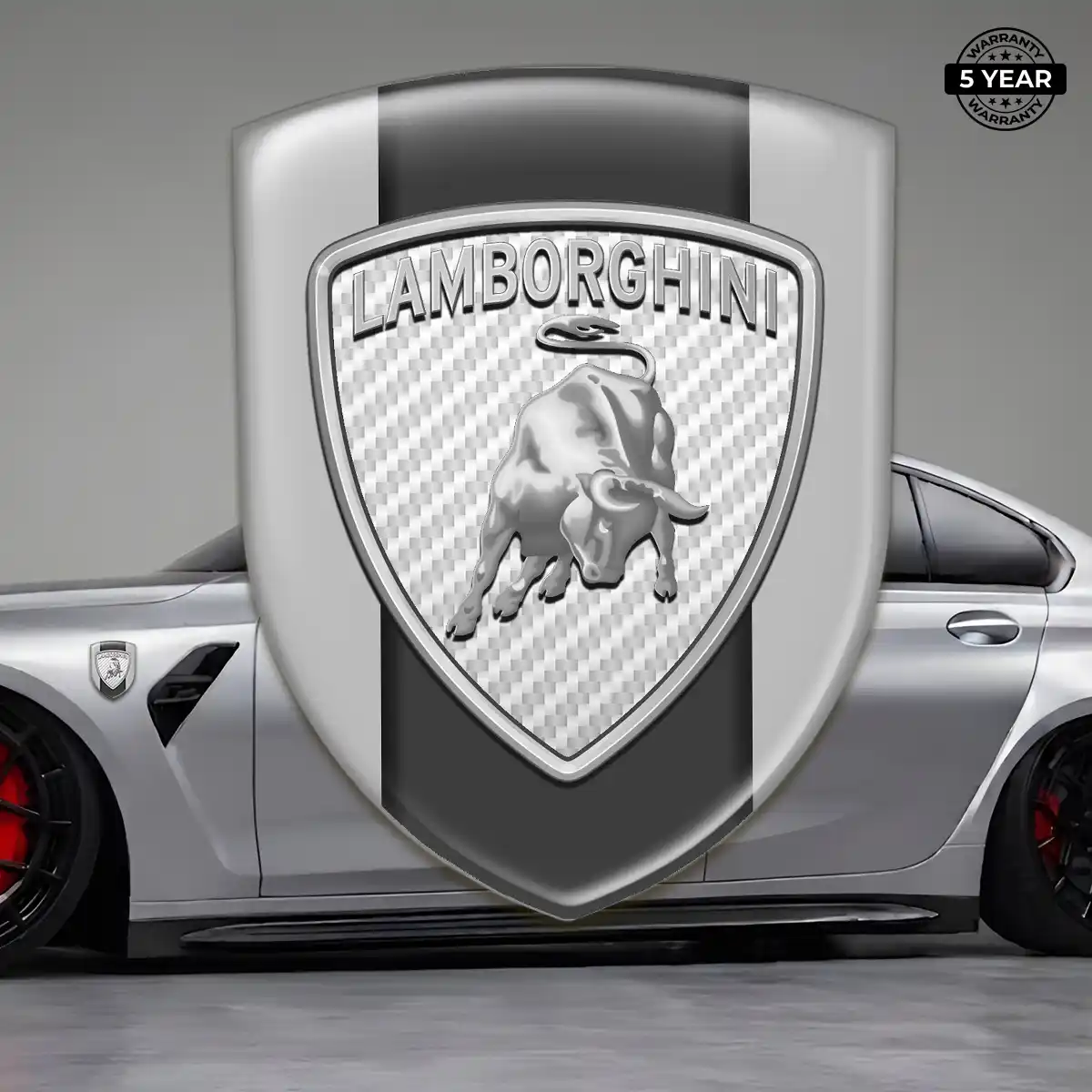 Lamborghini Automotive Resin Decal Sleek Style