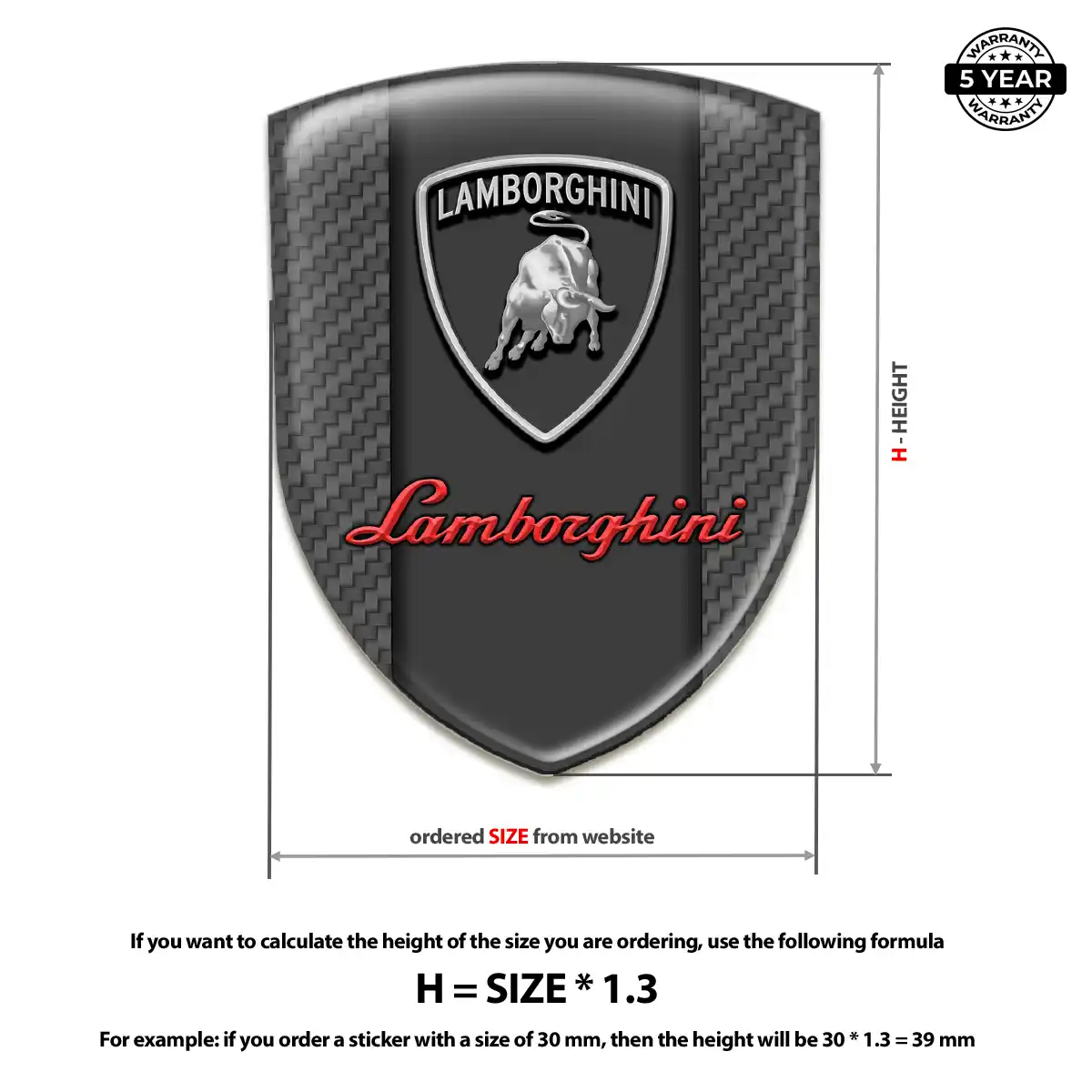 Lamborghini Badge Refined Design