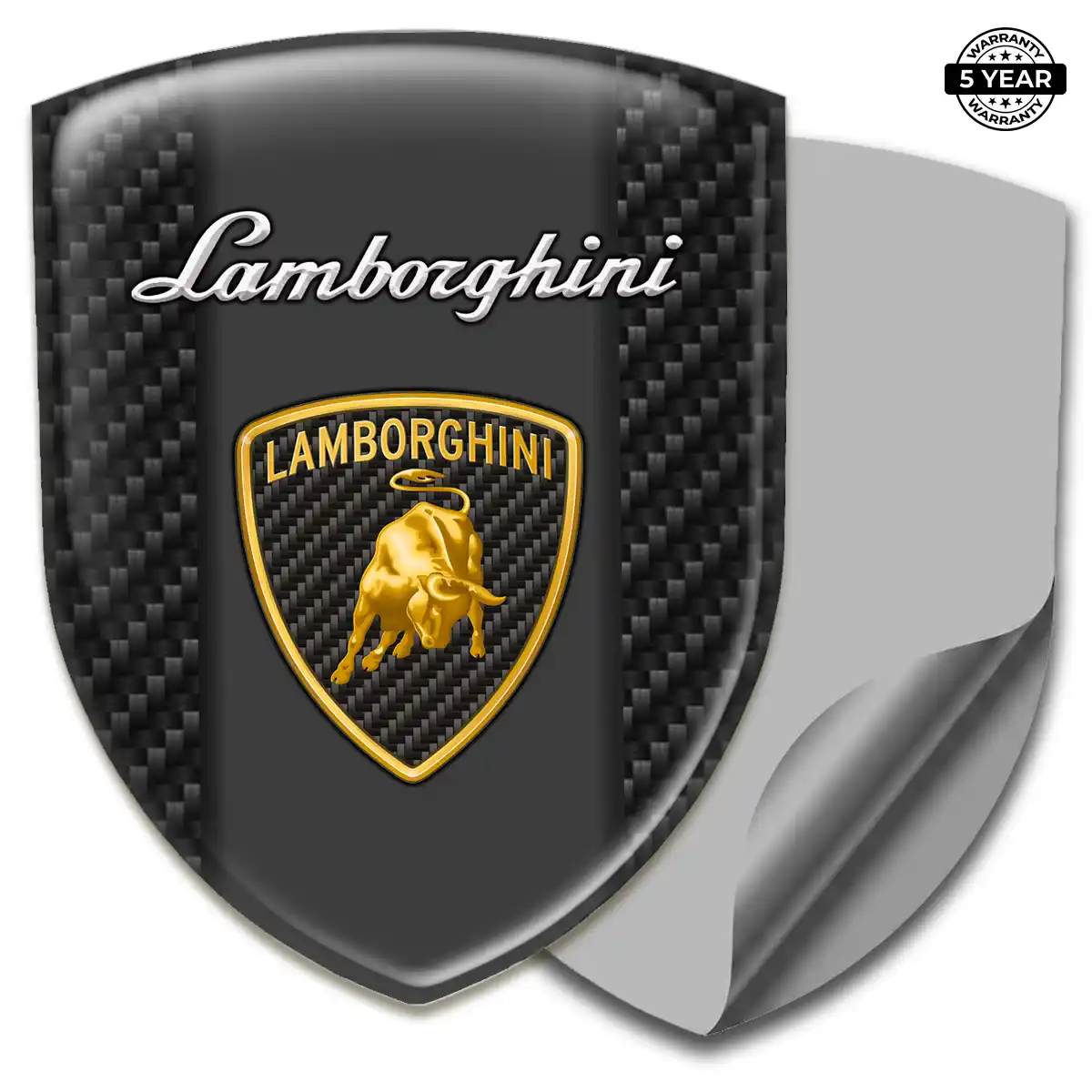 Lamborghini Car Badge Sticker Elite Finish