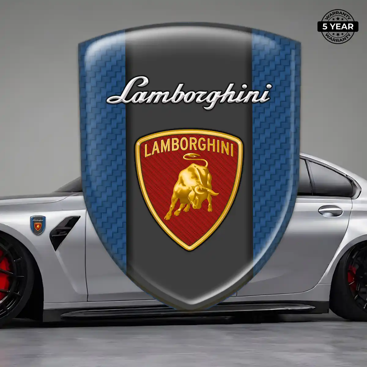 Lamborghini Car Emblem Decal Sleek Style