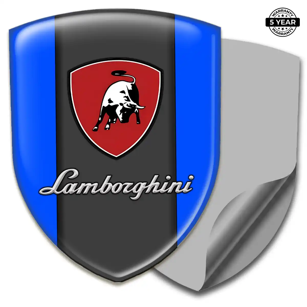 Lamborghini Car Emblem Overlay Sleek Style