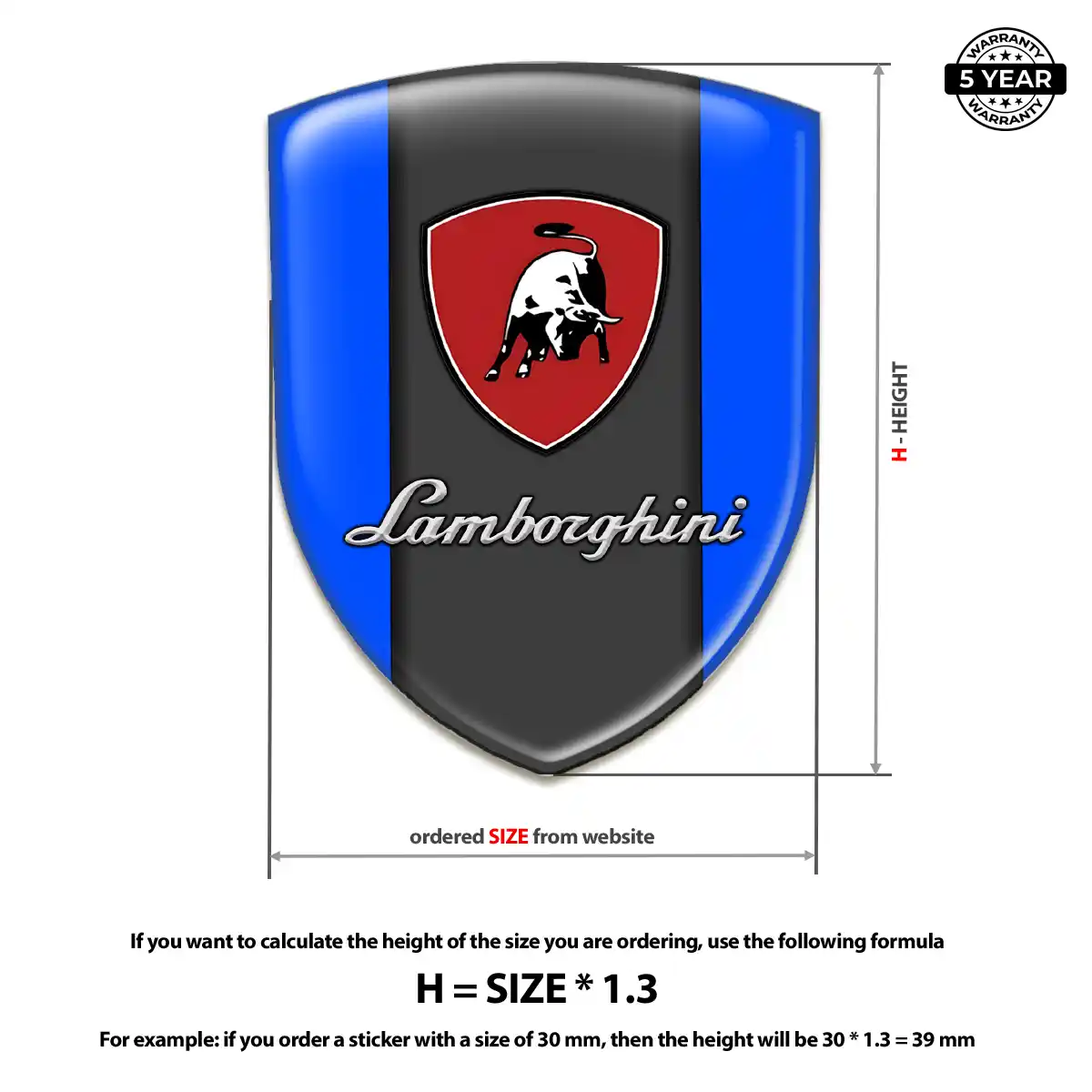 Lamborghini Car Emblem Overlay Sleek Style
