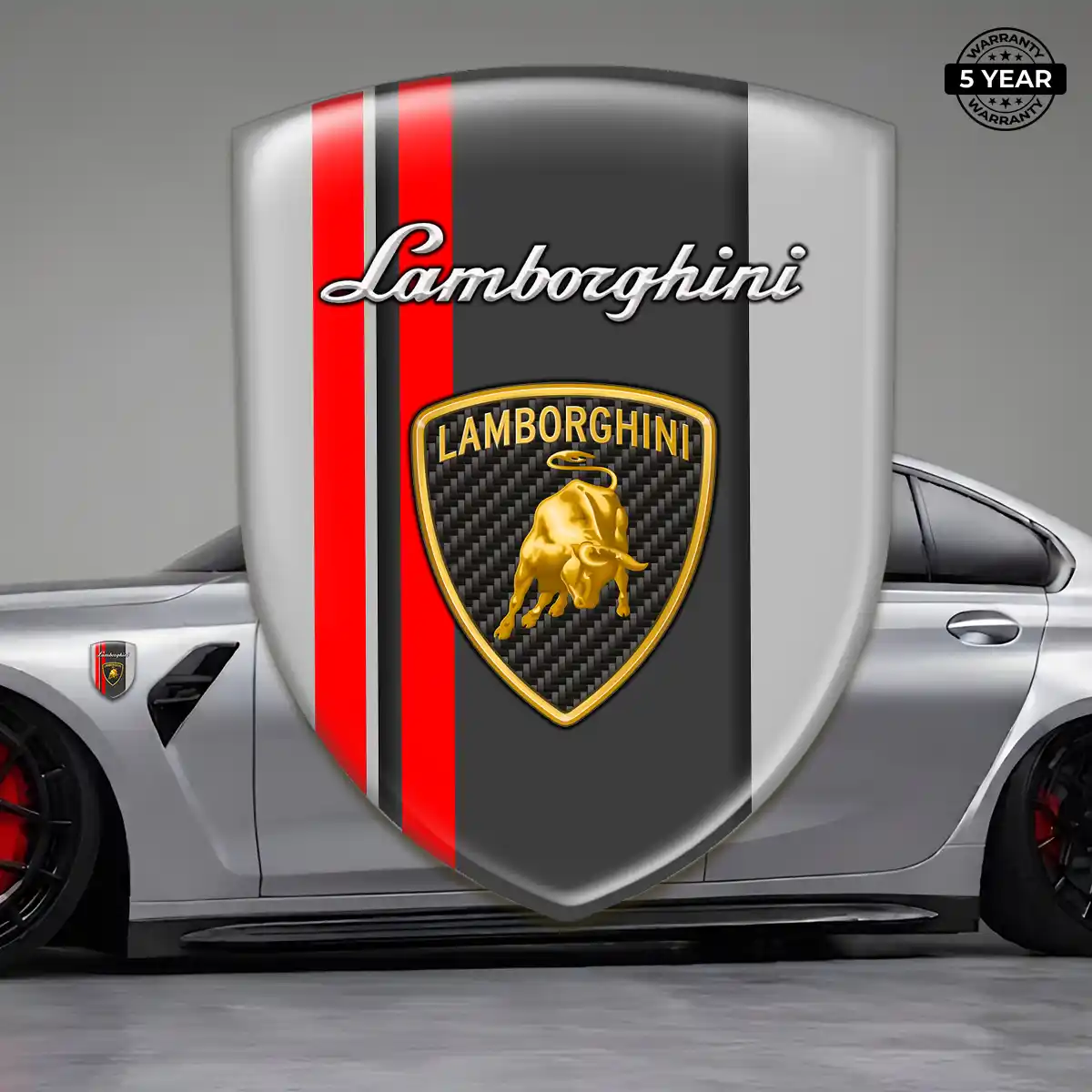 Lamborghini Car Logo Decal Elite Finish
