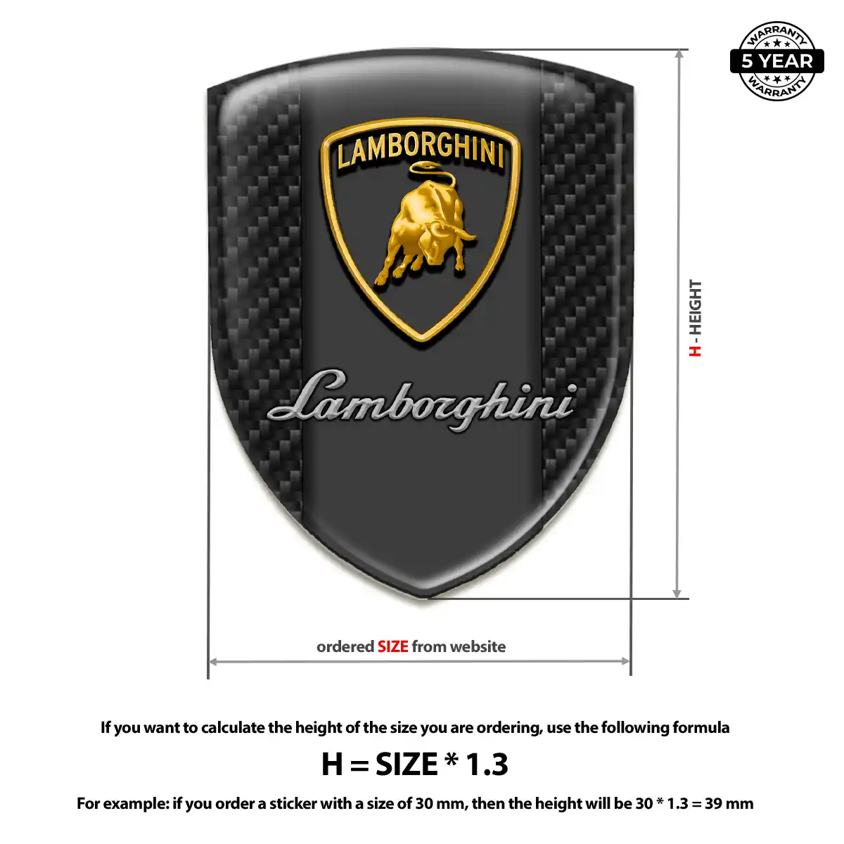 Lamborghini Crest Emblem Sleek Style
