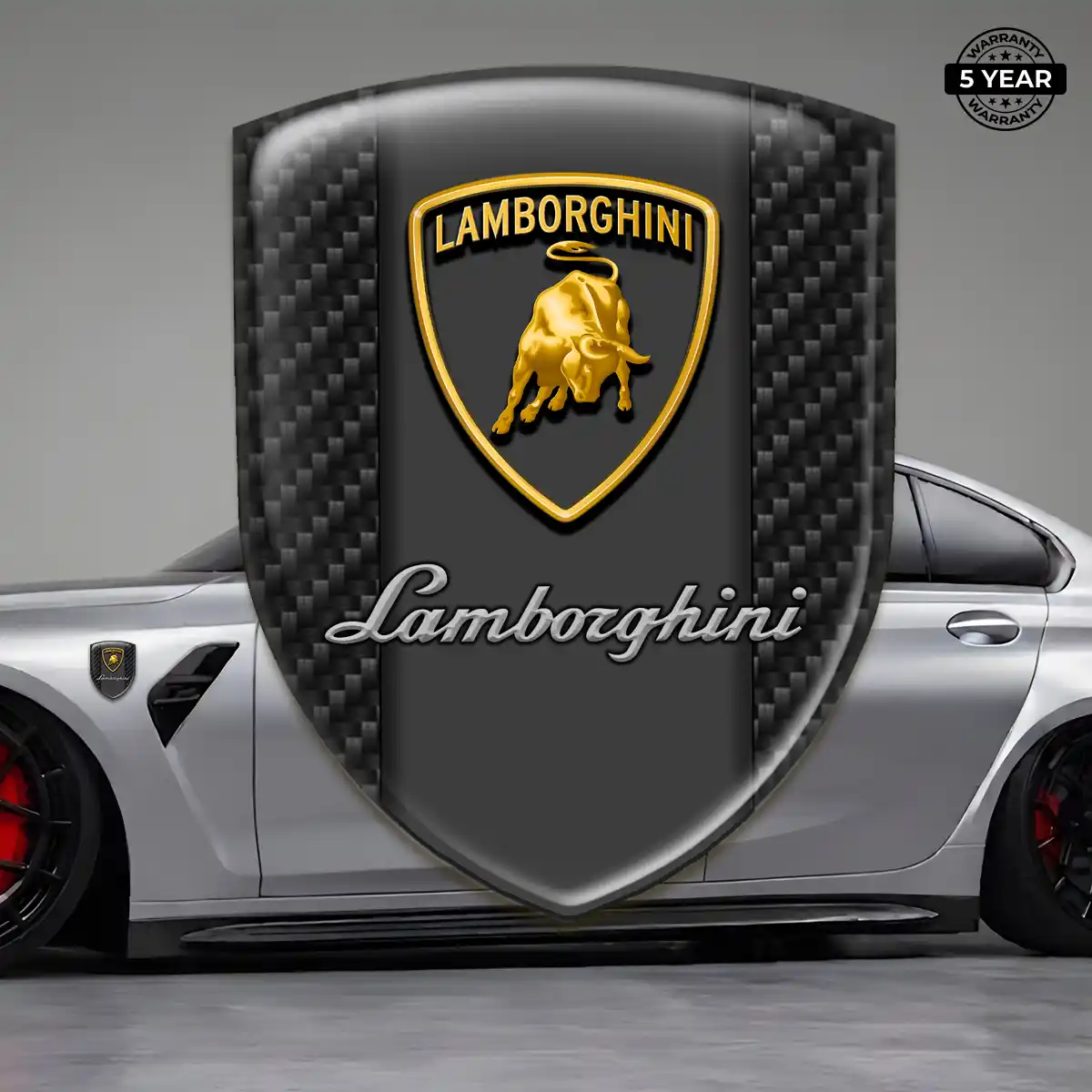 Lamborghini Crest Emblem Sleek Style