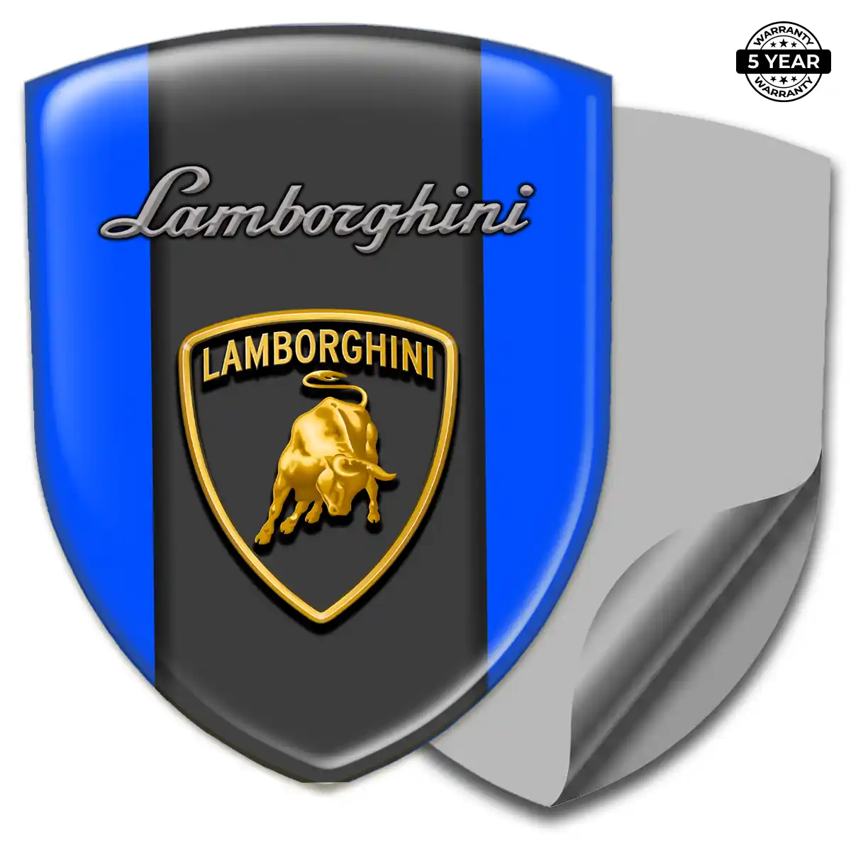 Lamborghini Domed Badge Elite Finish