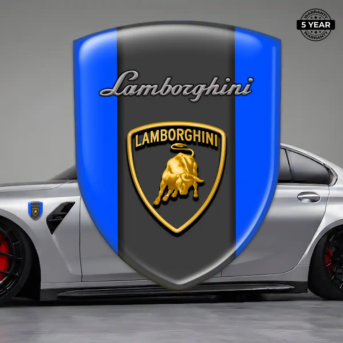 Lamborghini Domed Badge Elite Finish