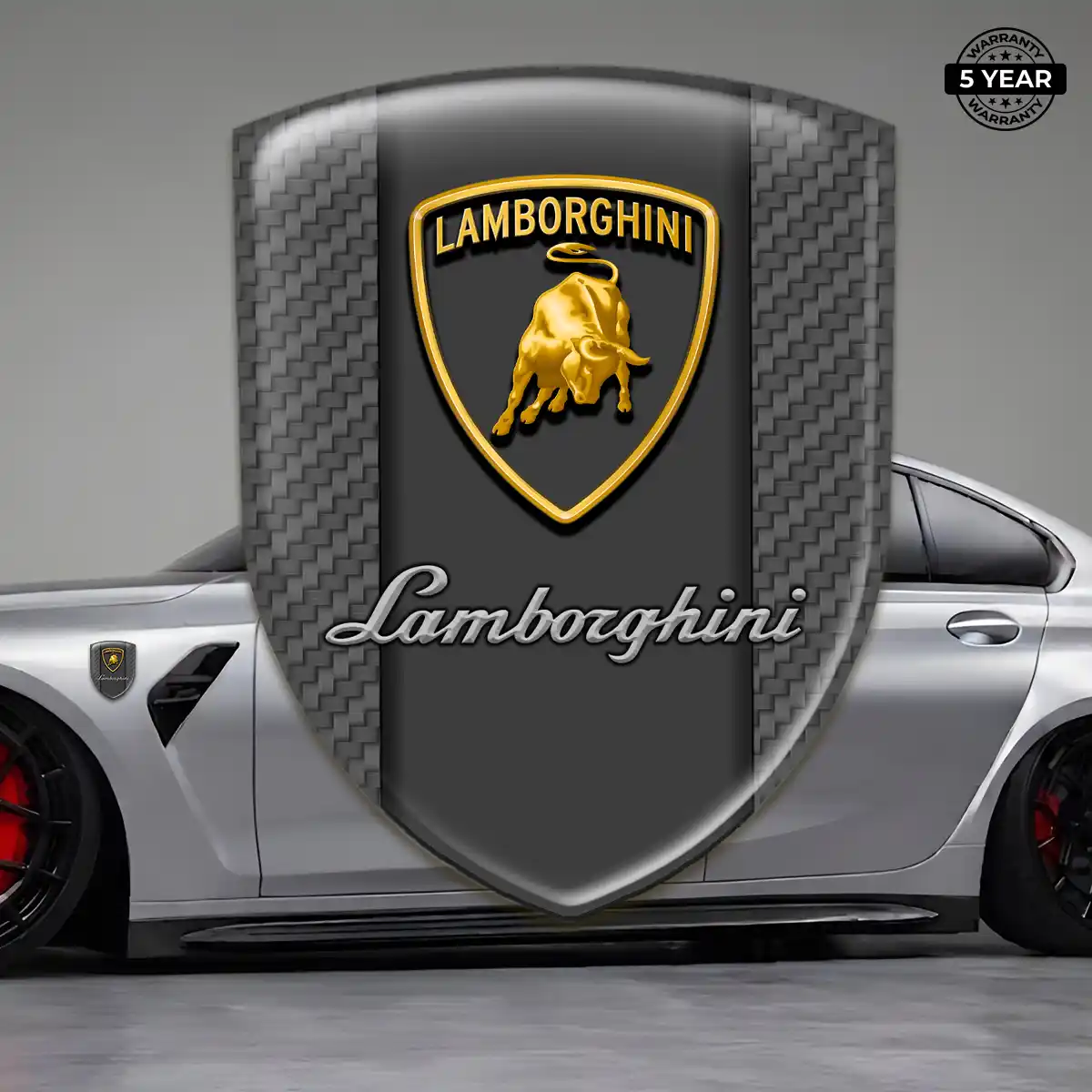 Lamborghini Domed Badge Refined Design