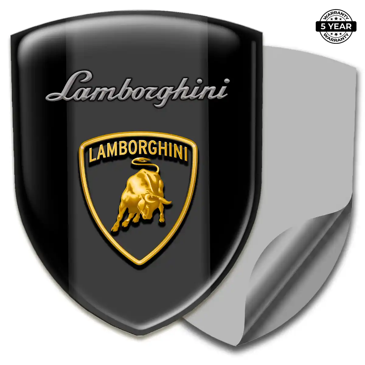 Lamborghini Domed Car Sticker Elite Finish