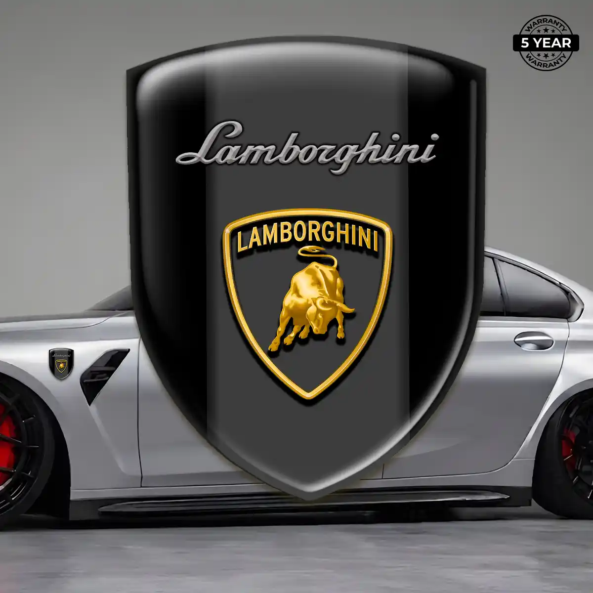 Lamborghini Domed Car Sticker Elite Finish