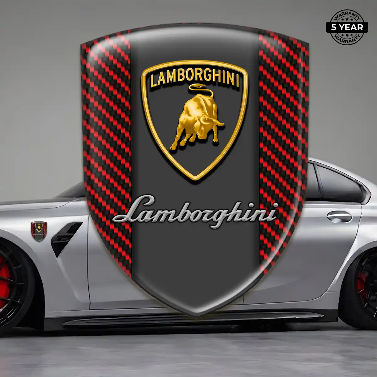 Lamborghini Domed Decal Elite Finish