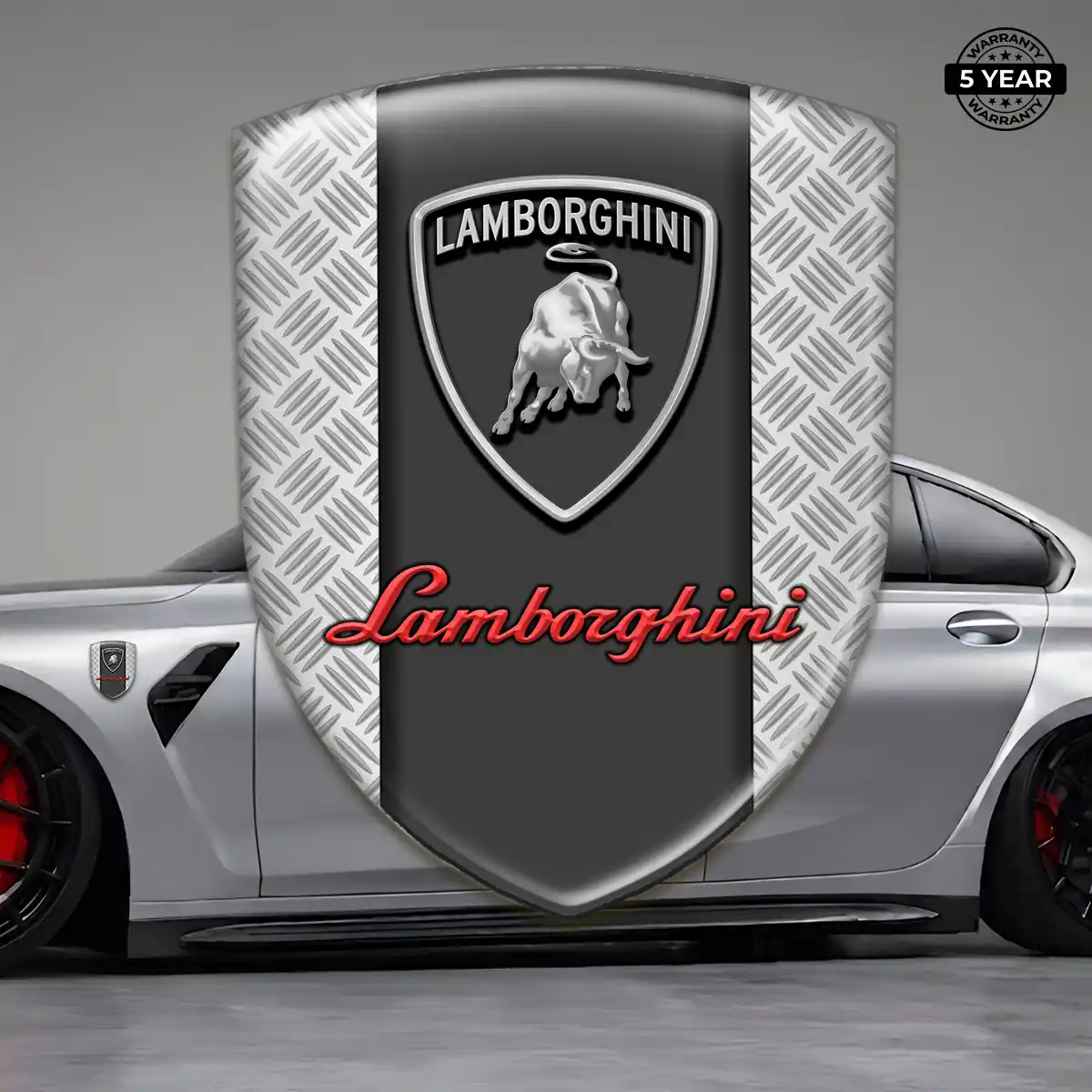 Lamborghini Domed Decal Refined Design