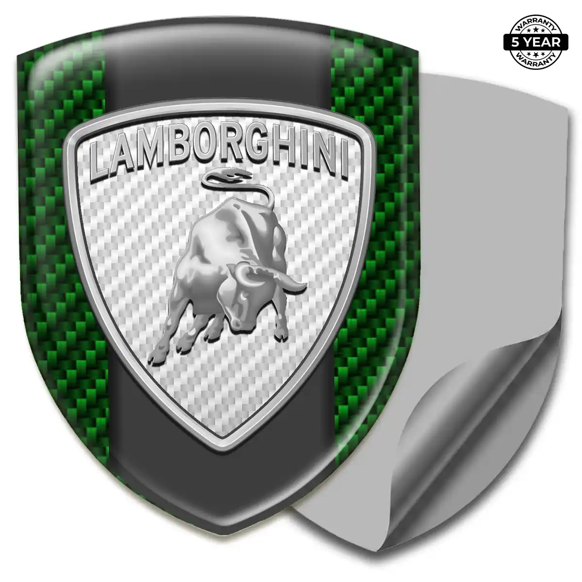 Lamborghini Domed Emblem Elite Finish