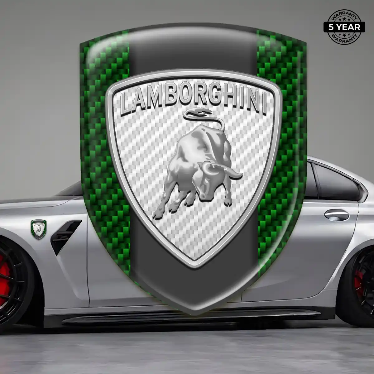 Lamborghini Domed Emblem Elite Finish