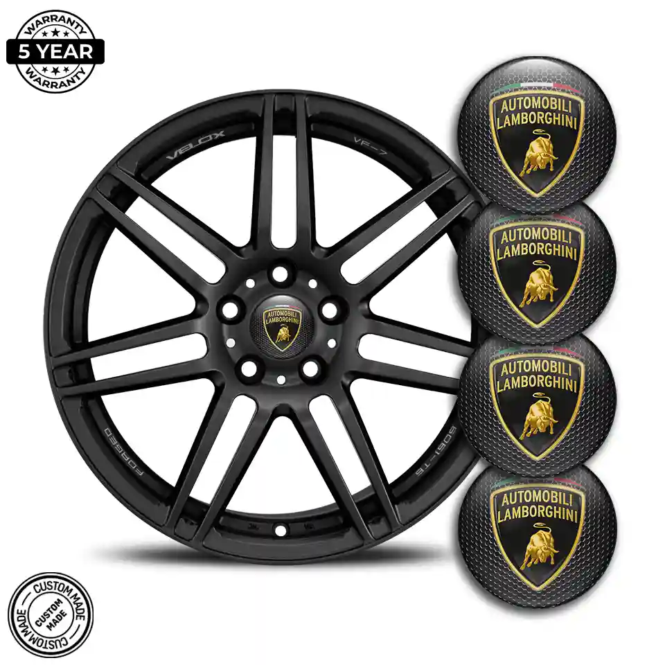 Lamborghini Domed Emblem Self-Adhesive High Quality