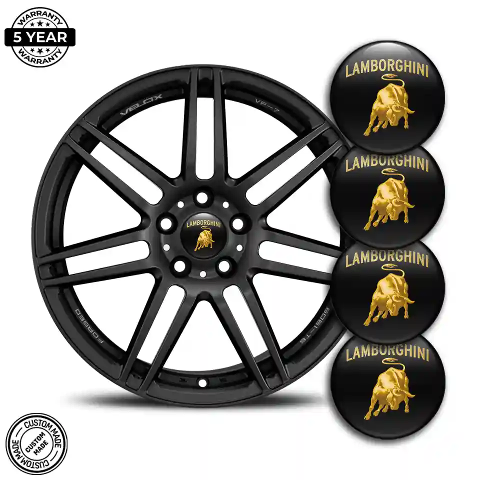 Lamborghini Domed Sticker Self-Adhesive Stylish Design