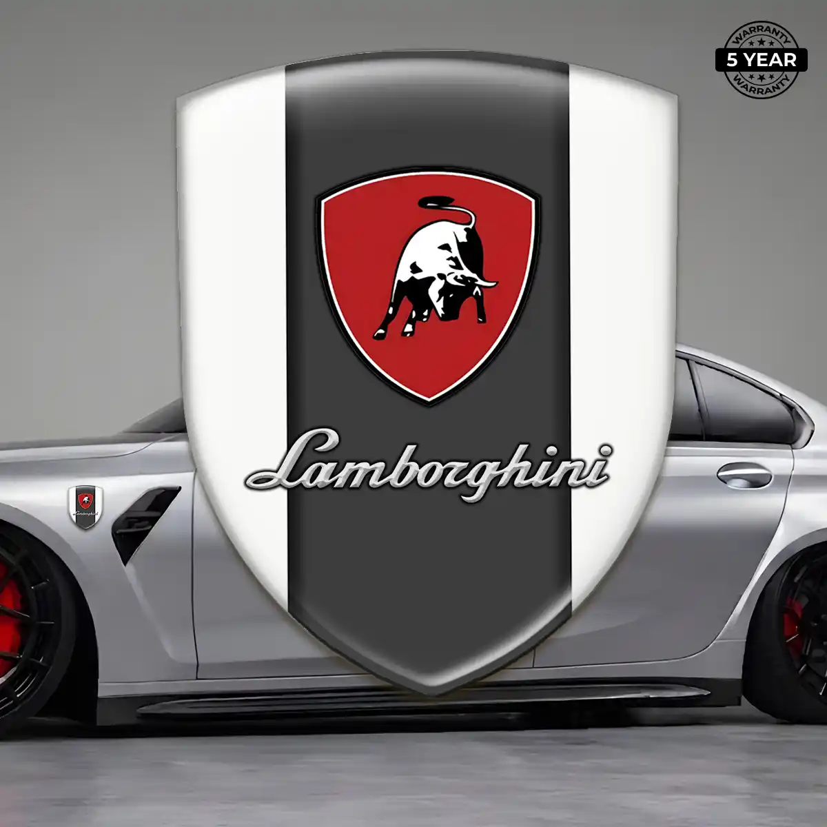 Lamborghini Emblem Badge Logo Sleek Style