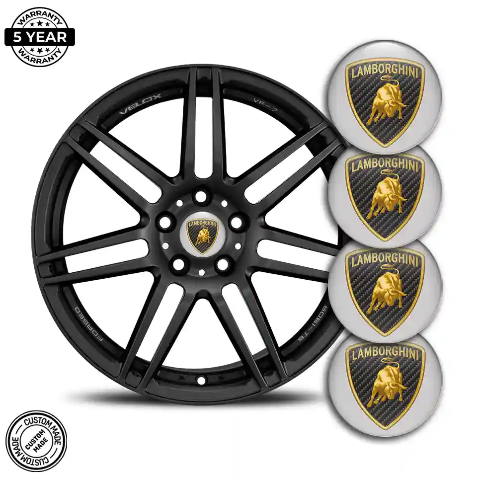 Lamborghini Emblem Badge Self-Adhesive Stylish Design