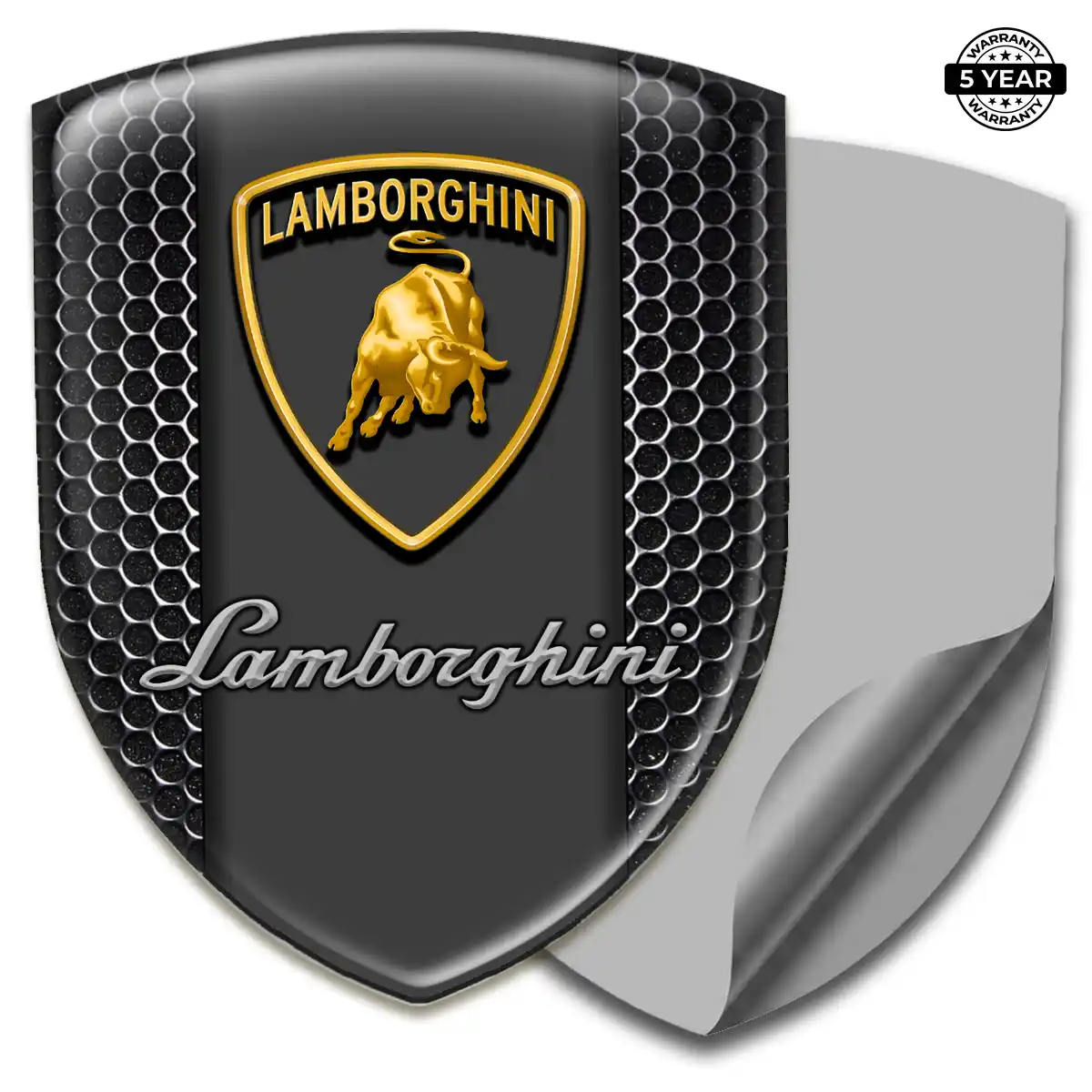 Lamborghini Emblem Badge Sleek Style