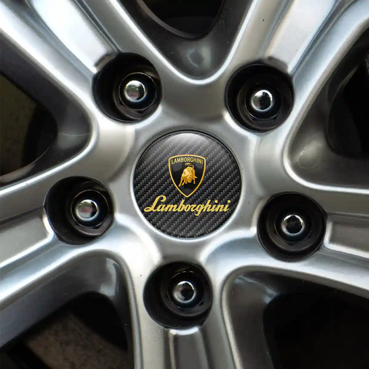 Lamborghini Emblem Badge Stylish Design