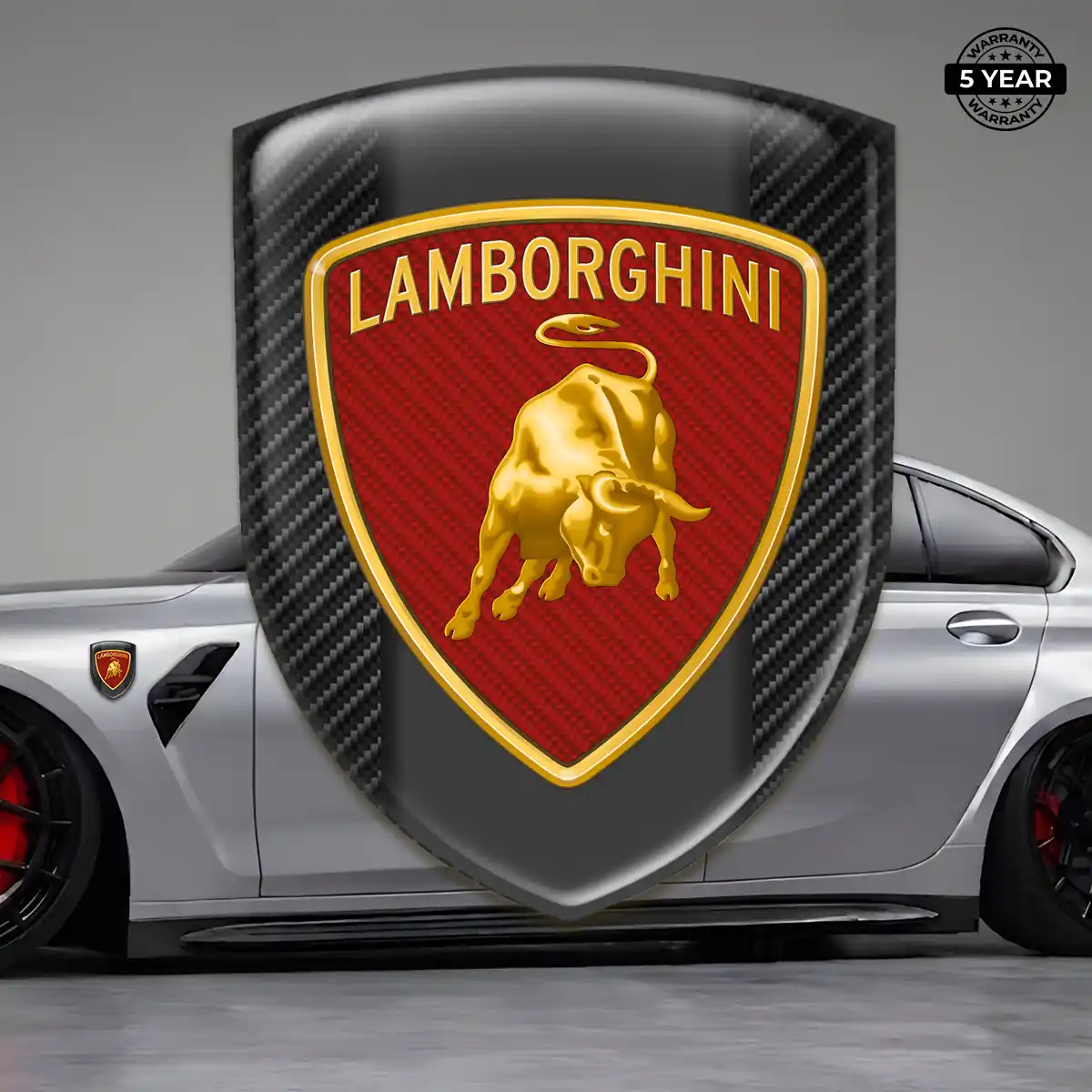 Lamborghini Emblem Crest Refined Design