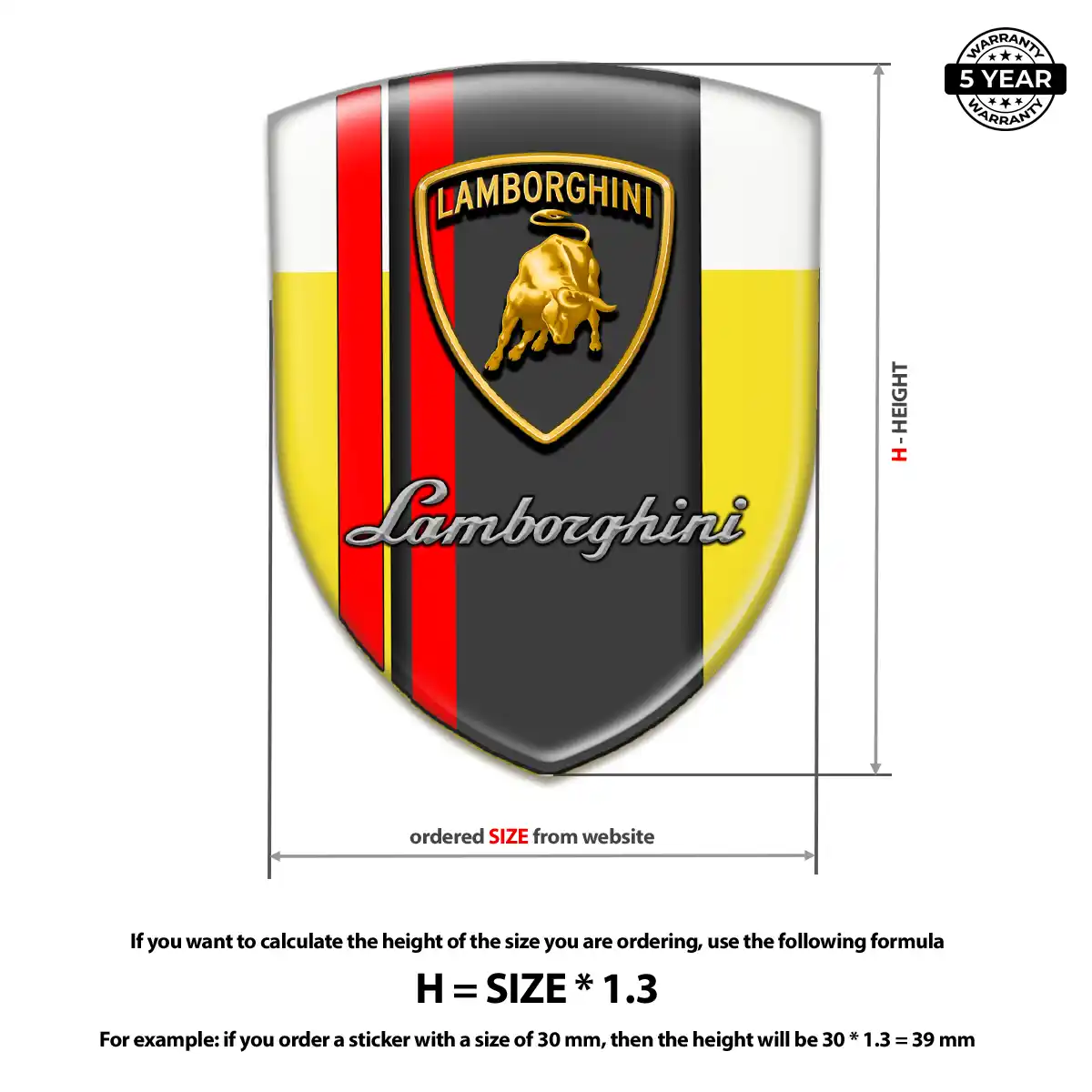 Lamborghini Emblem Crest Sleek Style