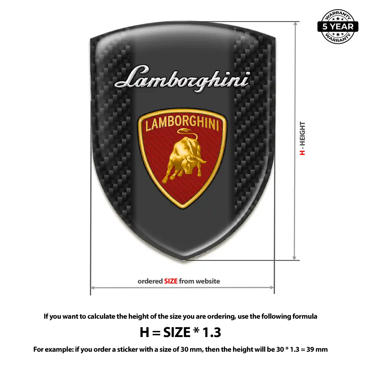 Lamborghini Emblem Elite Finish