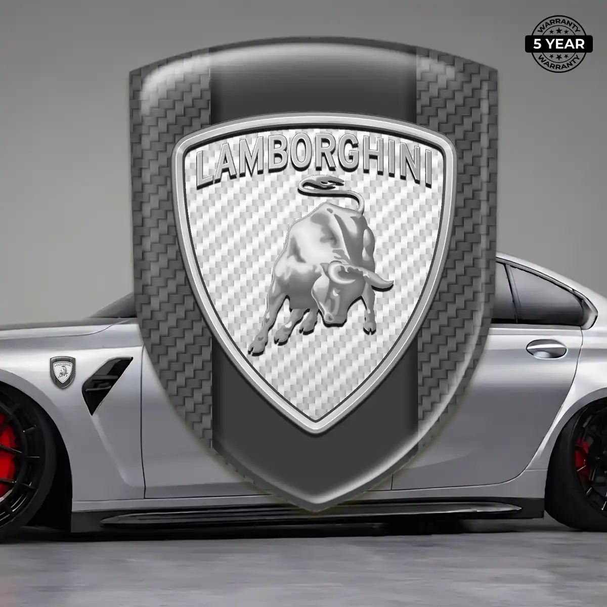 Lamborghini Emblem Logo Badge Refined Design