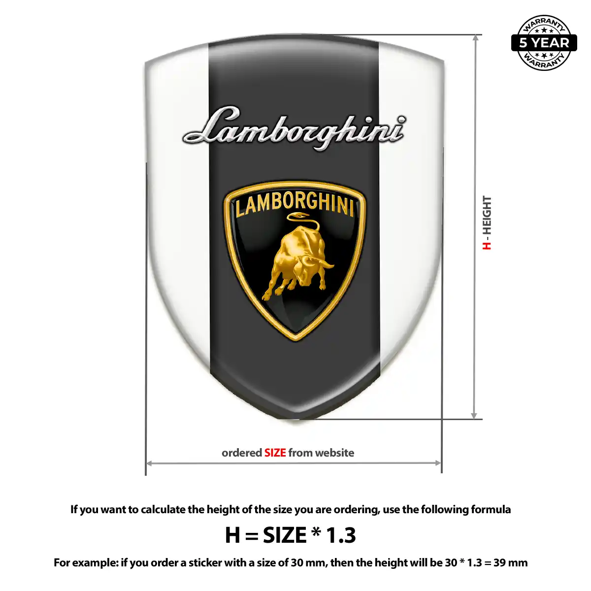 Lamborghini Emblem Logo Badge Sleek Style