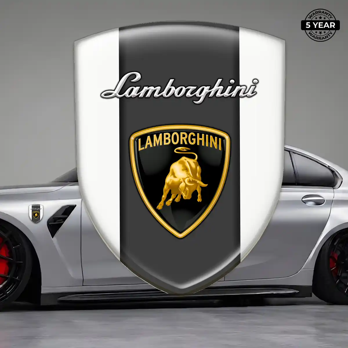 Lamborghini Emblem Logo Badge Sleek Style