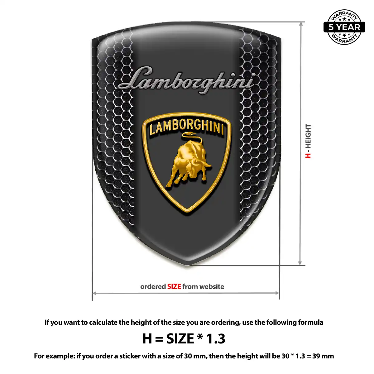 Lamborghini Emblem Shield Sleek Style
