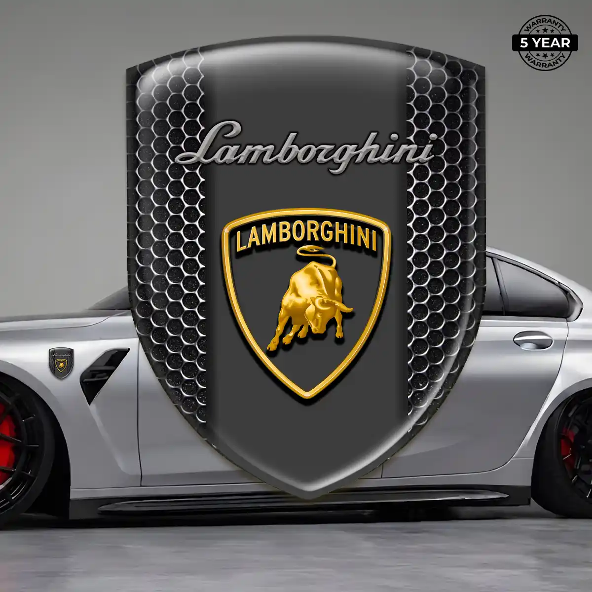 Lamborghini Emblem Shield Sleek Style