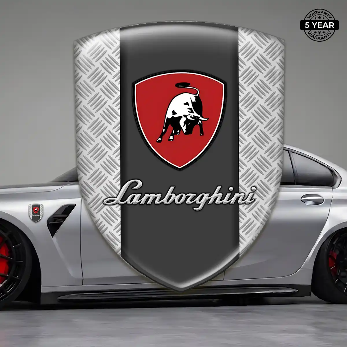 Lamborghini Emblem Silicone Refined Design