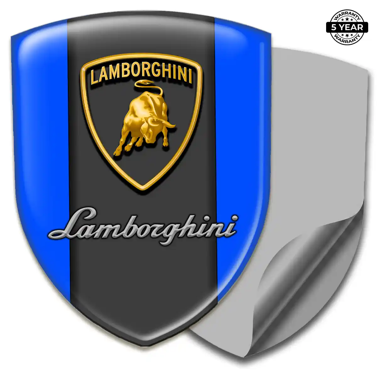 Lamborghini Gel Emblem Sticker Elite Finish