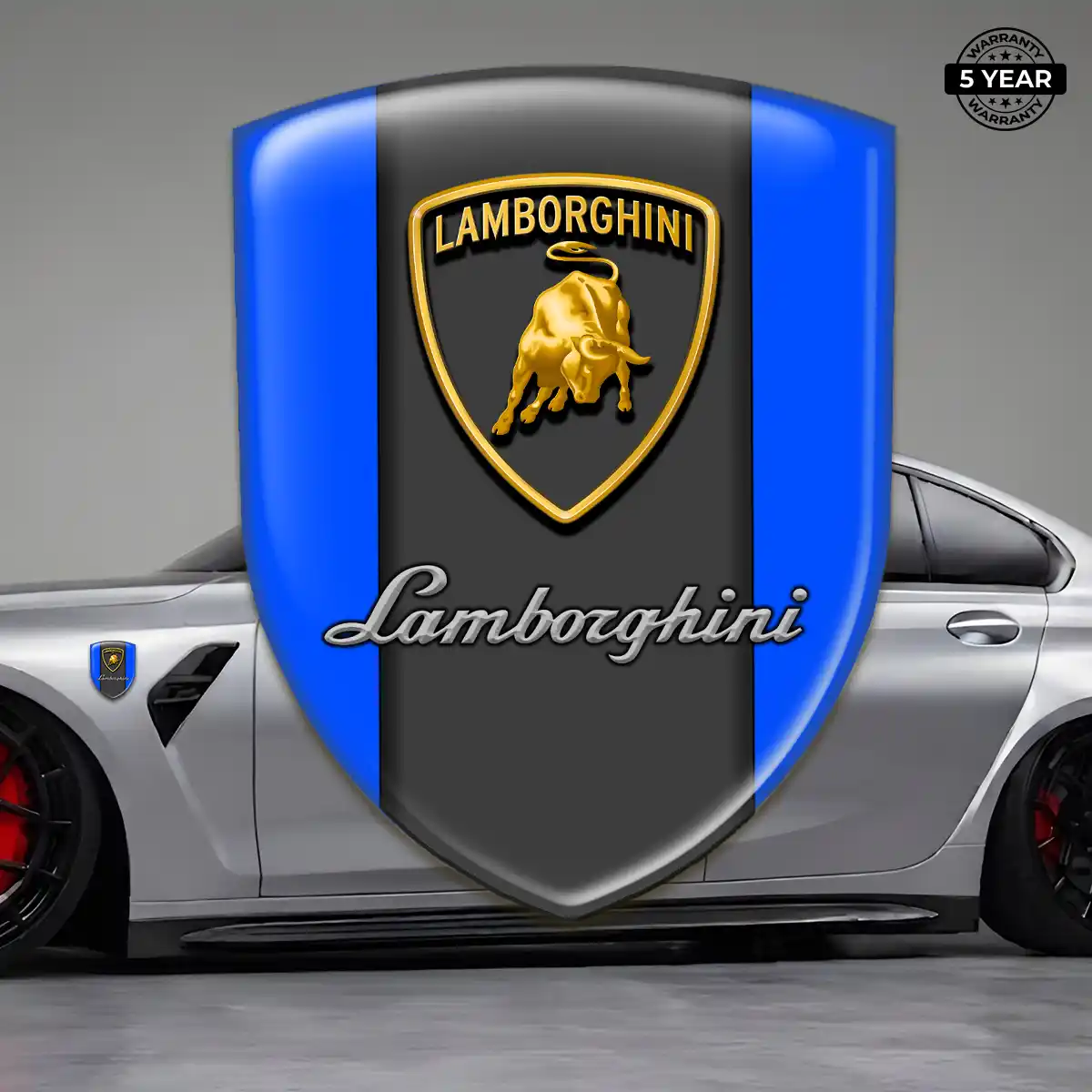 Lamborghini Gel Emblem Sticker Elite Finish