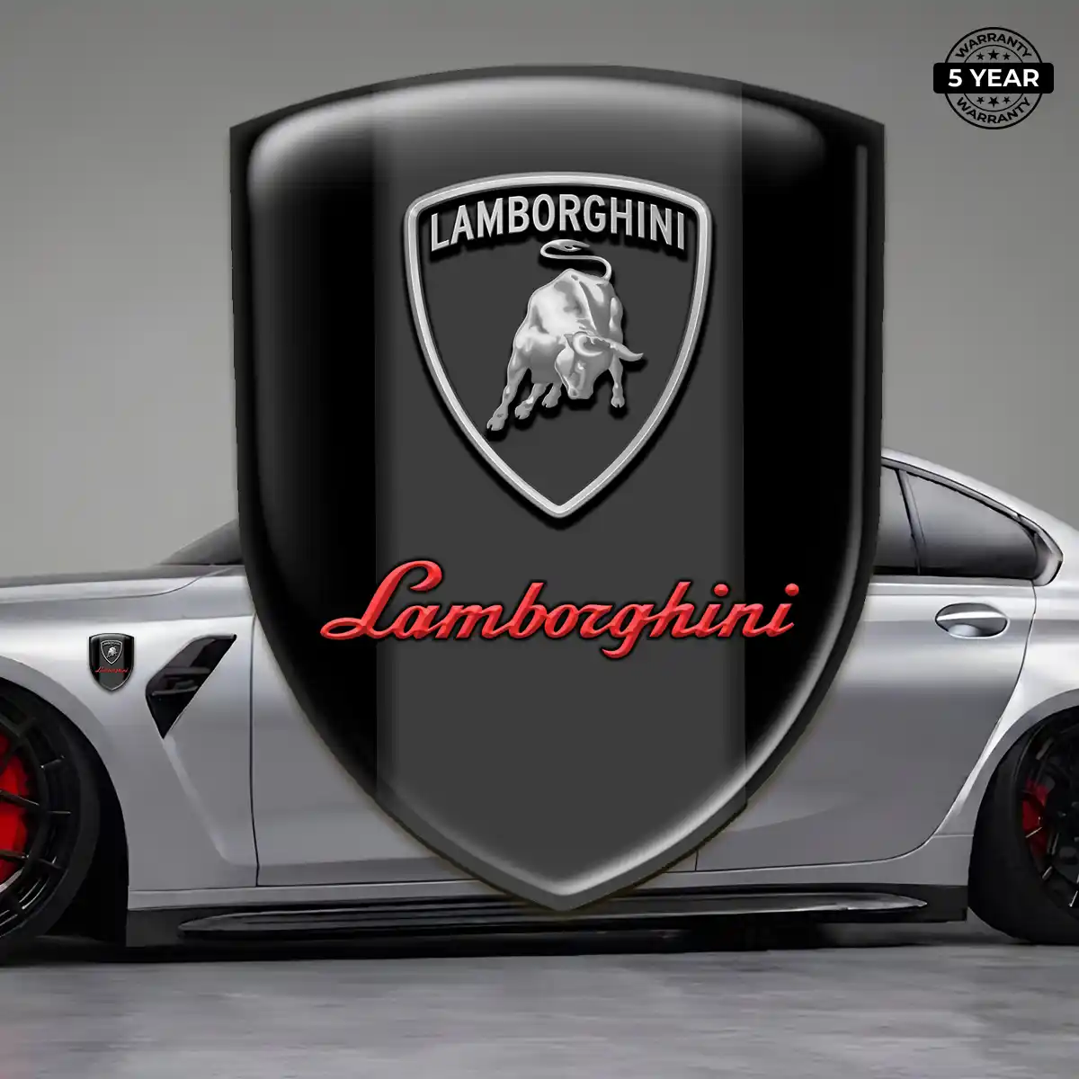 Lamborghini Logo Badge Refined Design