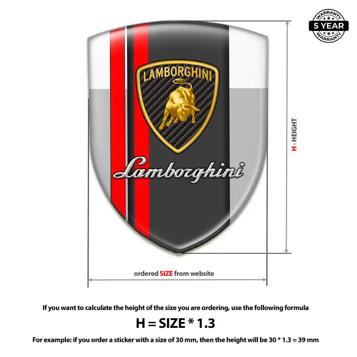 Lamborghini Logo Emblem Elite Finish
