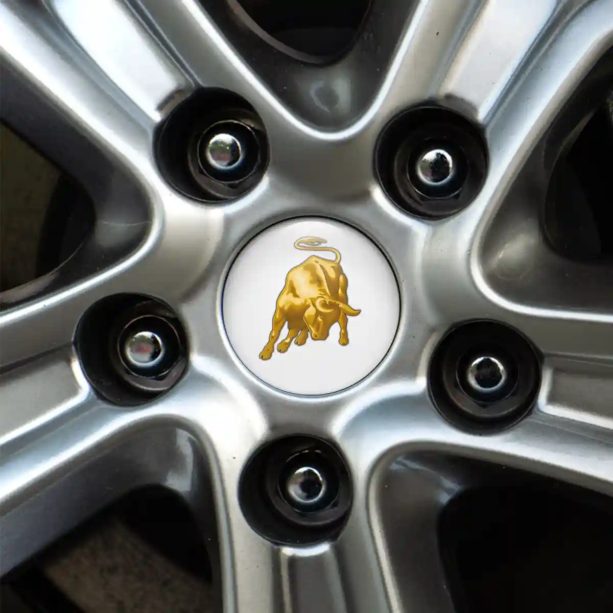 Lamborghini Logo Emblem Self-Adhesive Stylish Design