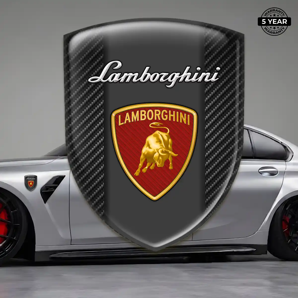 Lamborghini Logo Sticker Sleek Style